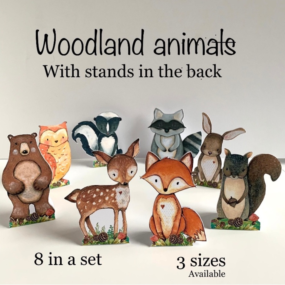 Woodland Animal Theme Party Decorations